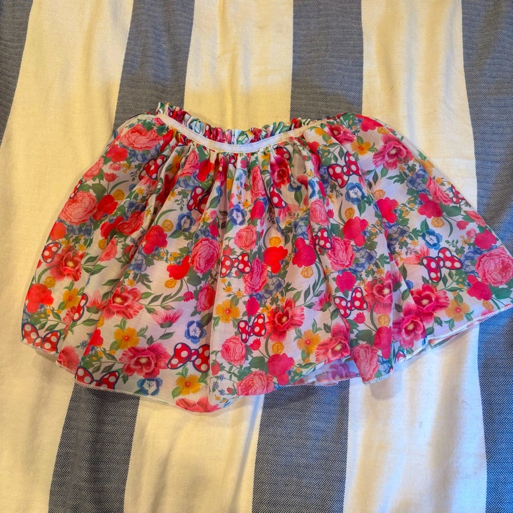 Disney Minnie Floral Tutu Skirt